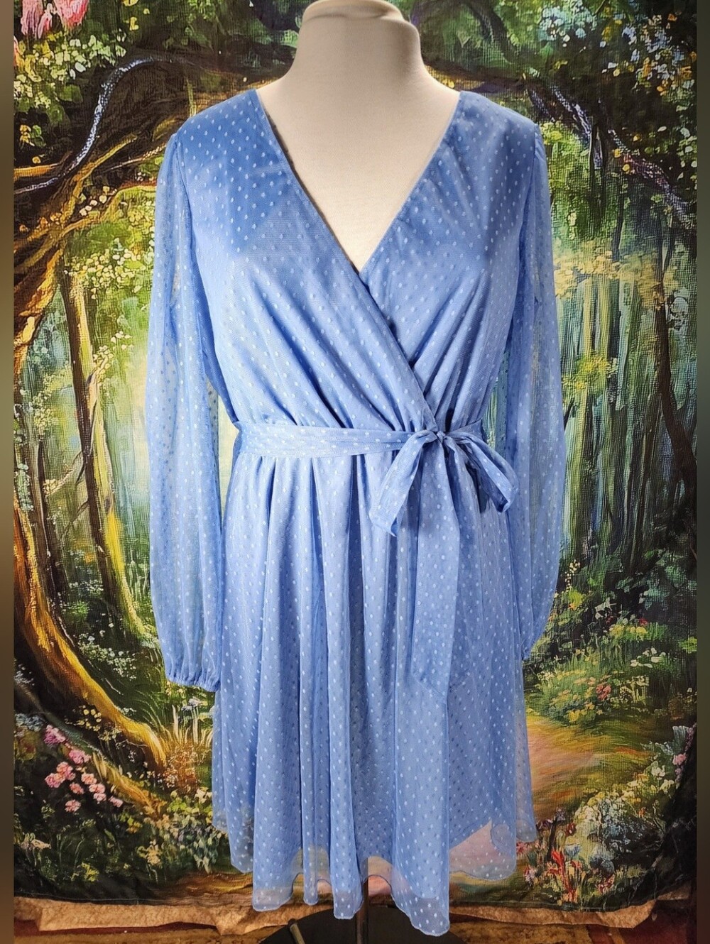 INSPIRED HEARTS Baby Blue Summer Dress XXL